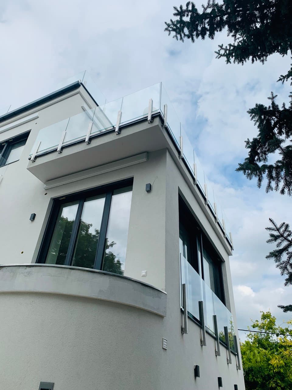 Üvegkorlát galéria referencia 3