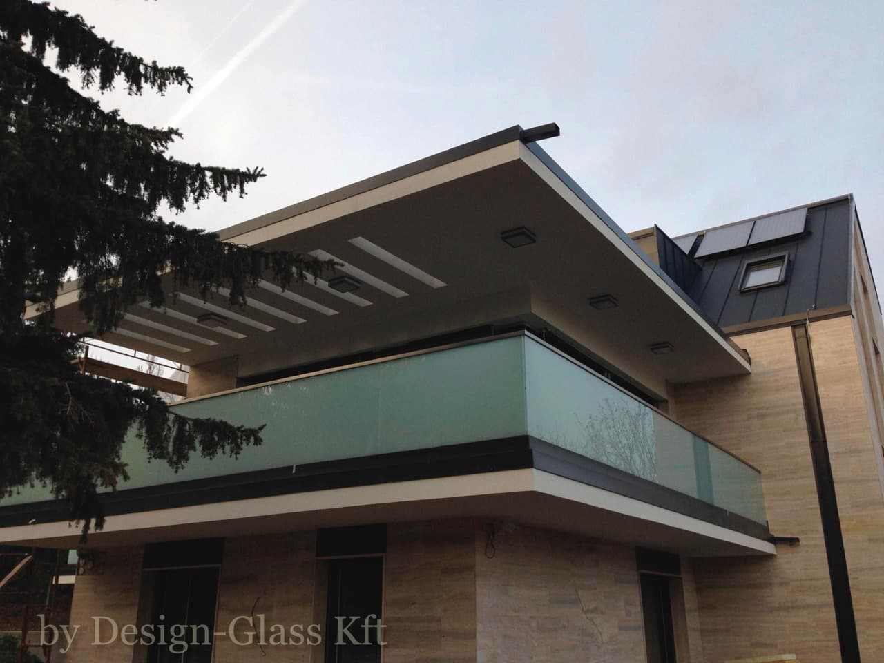 Üvegkorlát galéria referencia 2